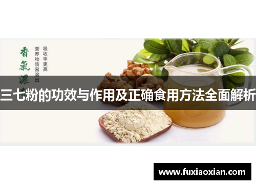 三七粉的功效与作用及正确食用方法全面解析